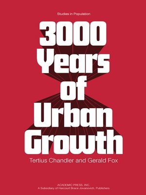 cover image of 3000 Years of Urban Growth